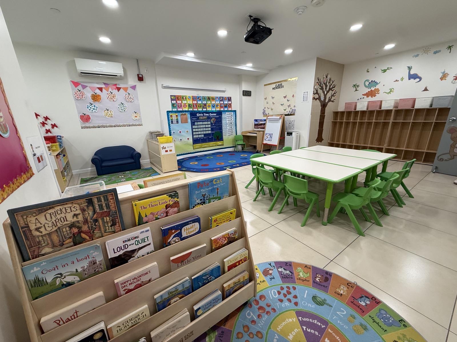 Preschool reading corner