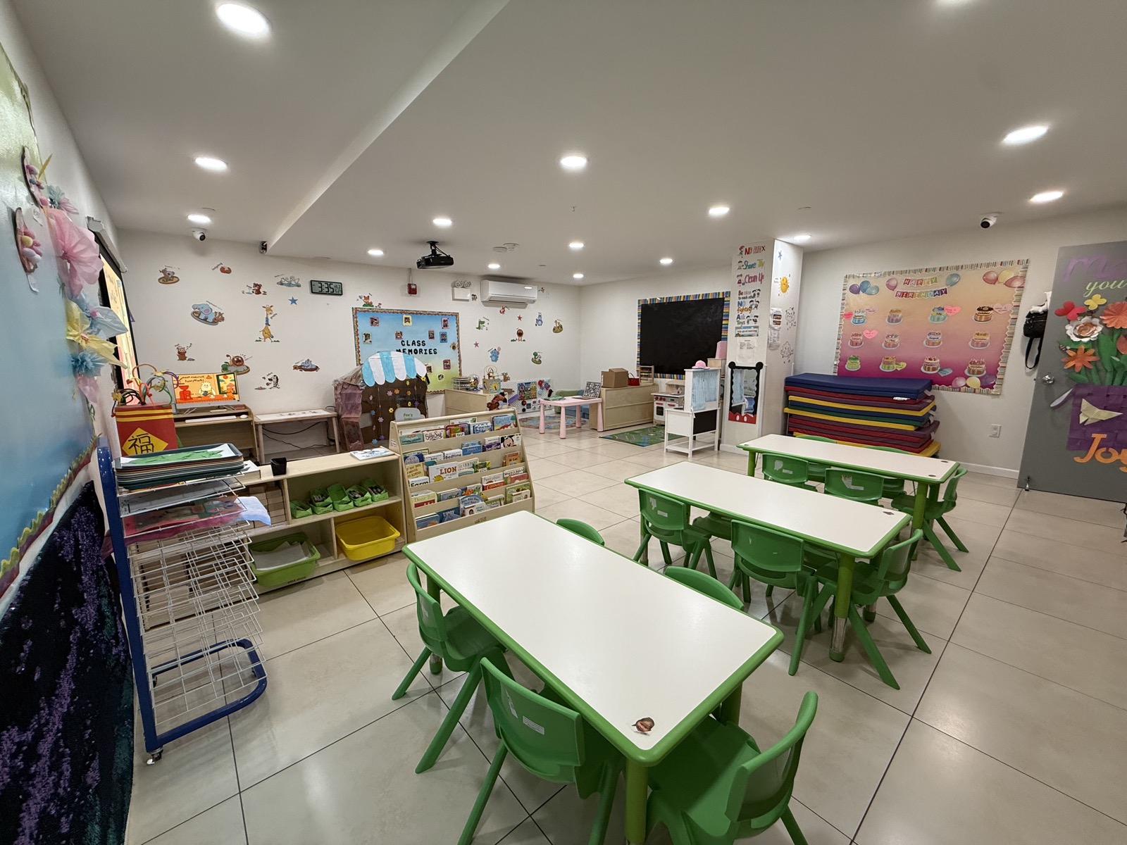 Learning centers classroom